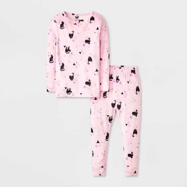 Toddler Girls' 2pc Snuggly Soft Snug Fit Pajama Set