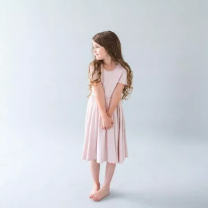 Baby Twirl Dress in Blush